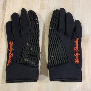 Harley Davidson Mesh and Leather Gloves